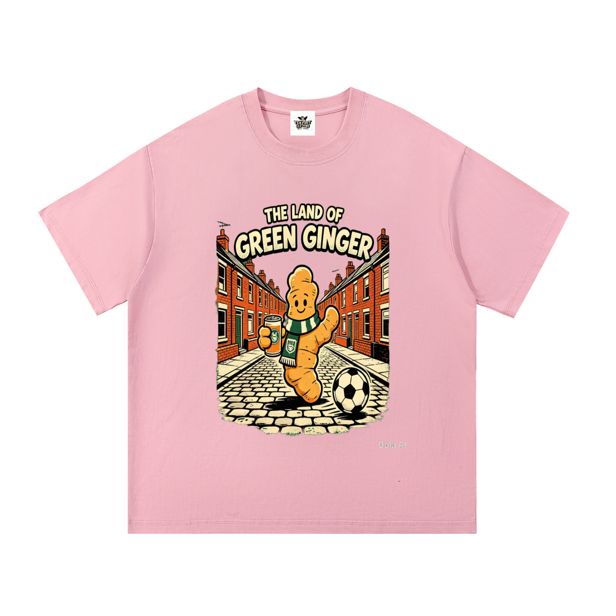 Green Ginger Cotton T-Shirt