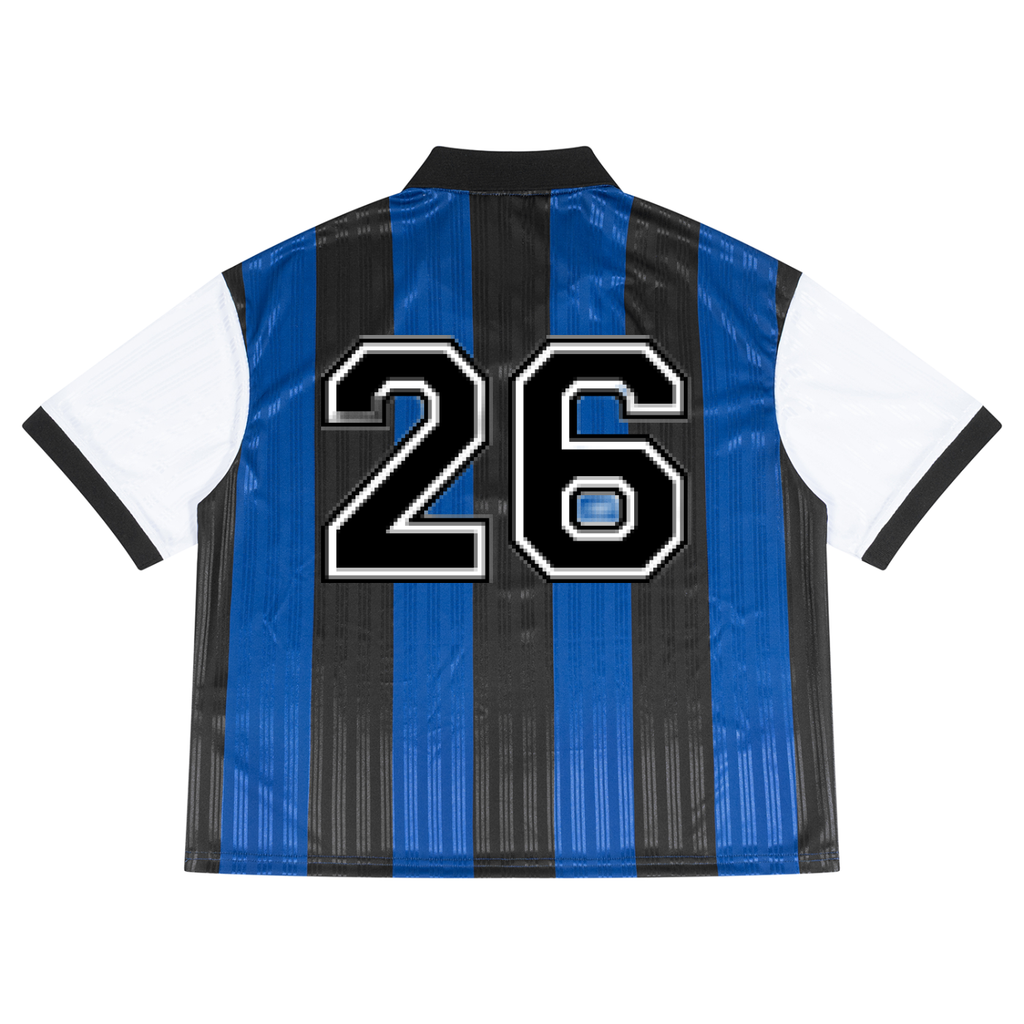Ten Foot FC Boxy Striped Collared Soccer Jersey