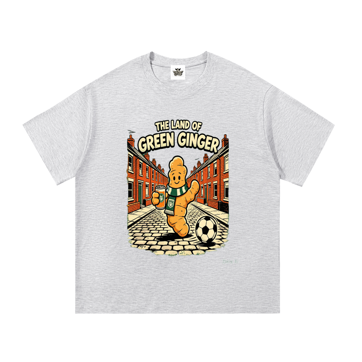 Green Ginger Cotton T-Shirt