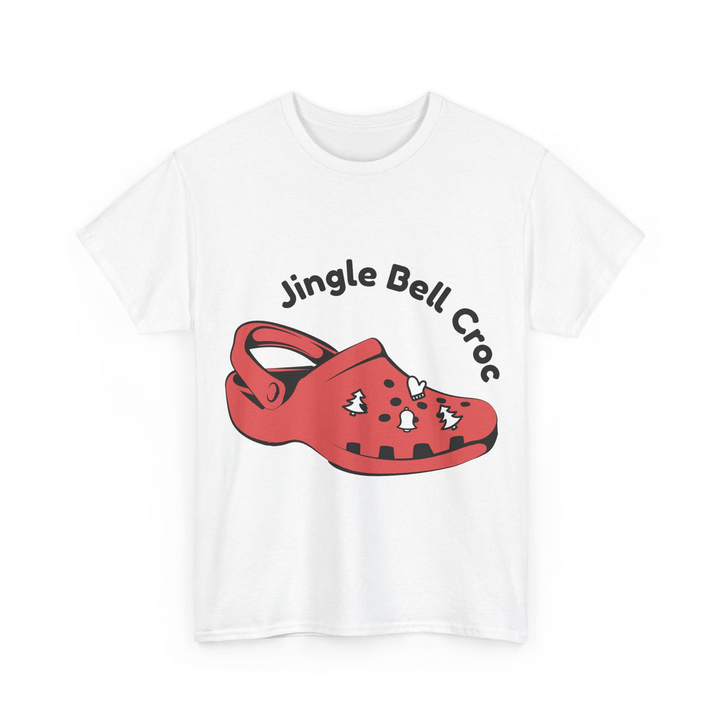 Jingle Bell Croc Tee — Funny Christmas Crocs Holiday T‑Shirt