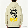 Fake Smile  Unisex Cotton Hoodie