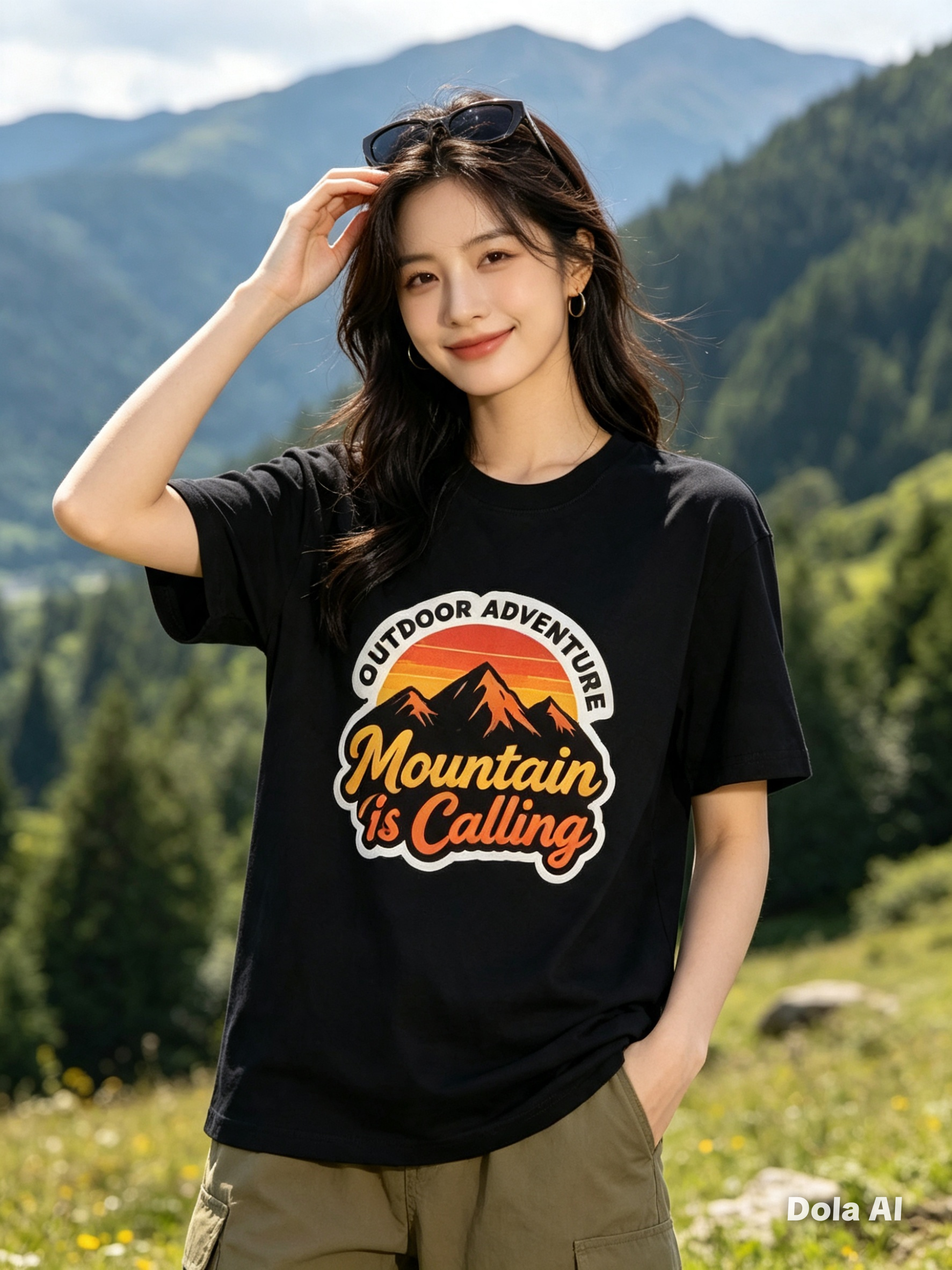 Mountain is coming Cotton Unisex T-Shirt
