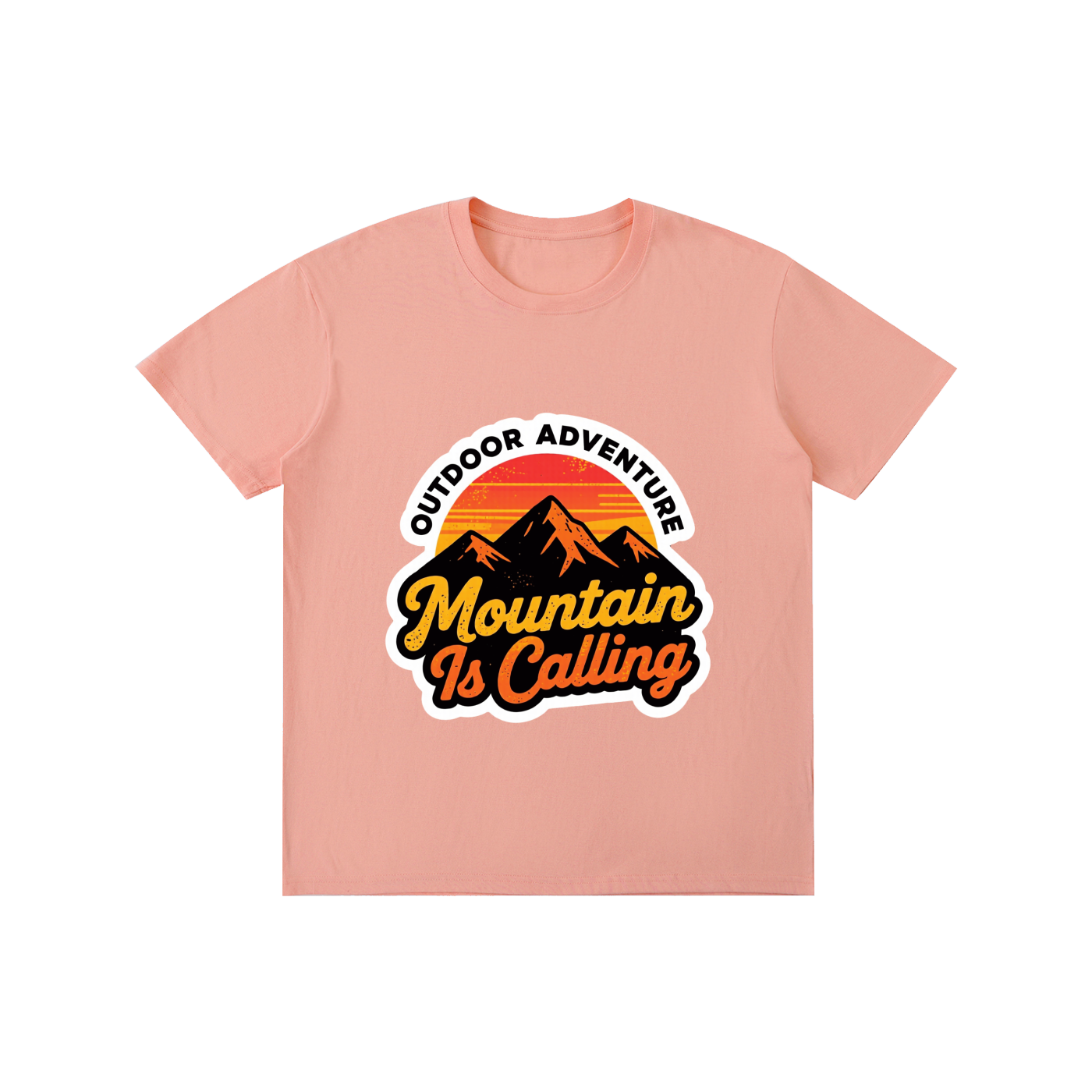 Mountain is coming Cotton Unisex T-Shirt