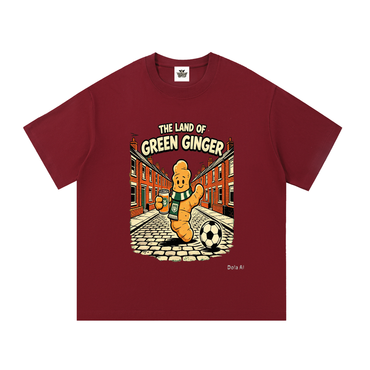 Green Ginger Cotton T-Shirt
