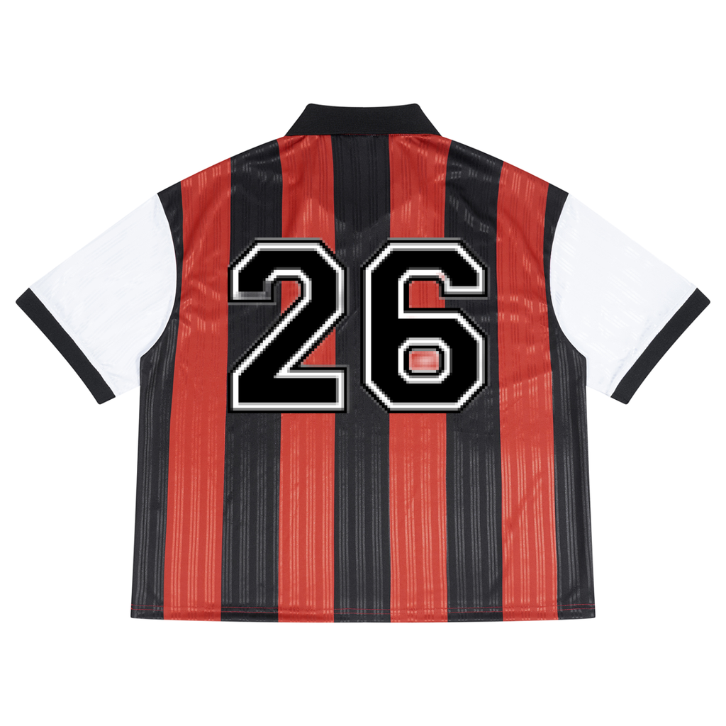 Ten Foot FC Boxy Striped Collared Soccer Jersey