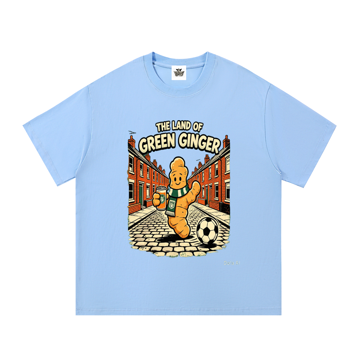 Green Ginger Cotton T-Shirt