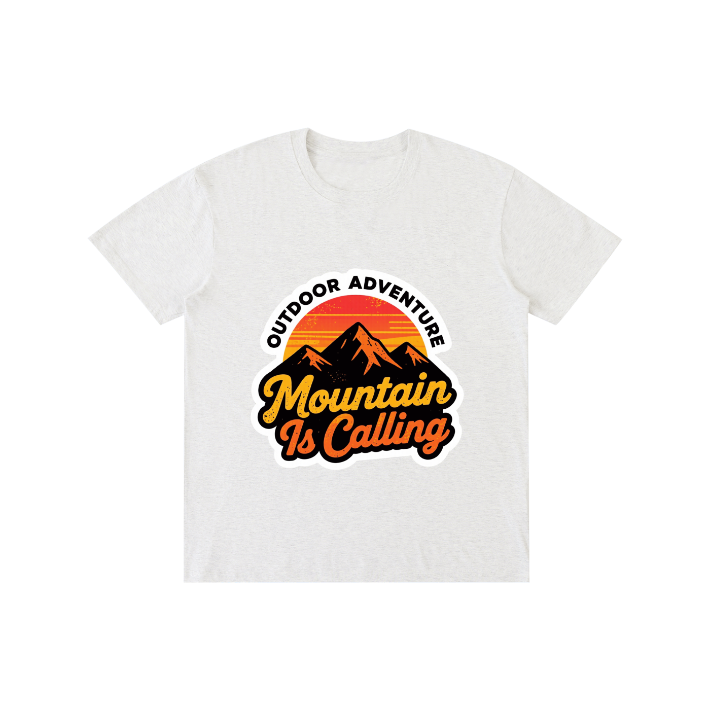 Mountain is coming Cotton Unisex T-Shirt