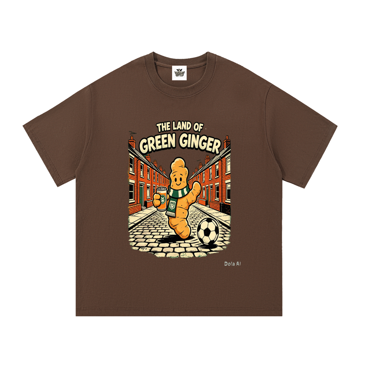 Green Ginger Cotton T-Shirt