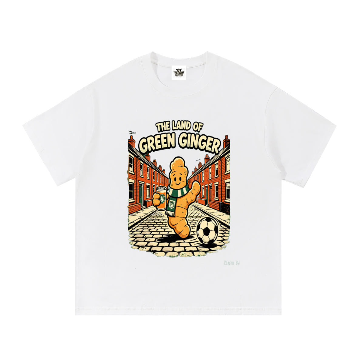 Green Ginger Cotton T-Shirt