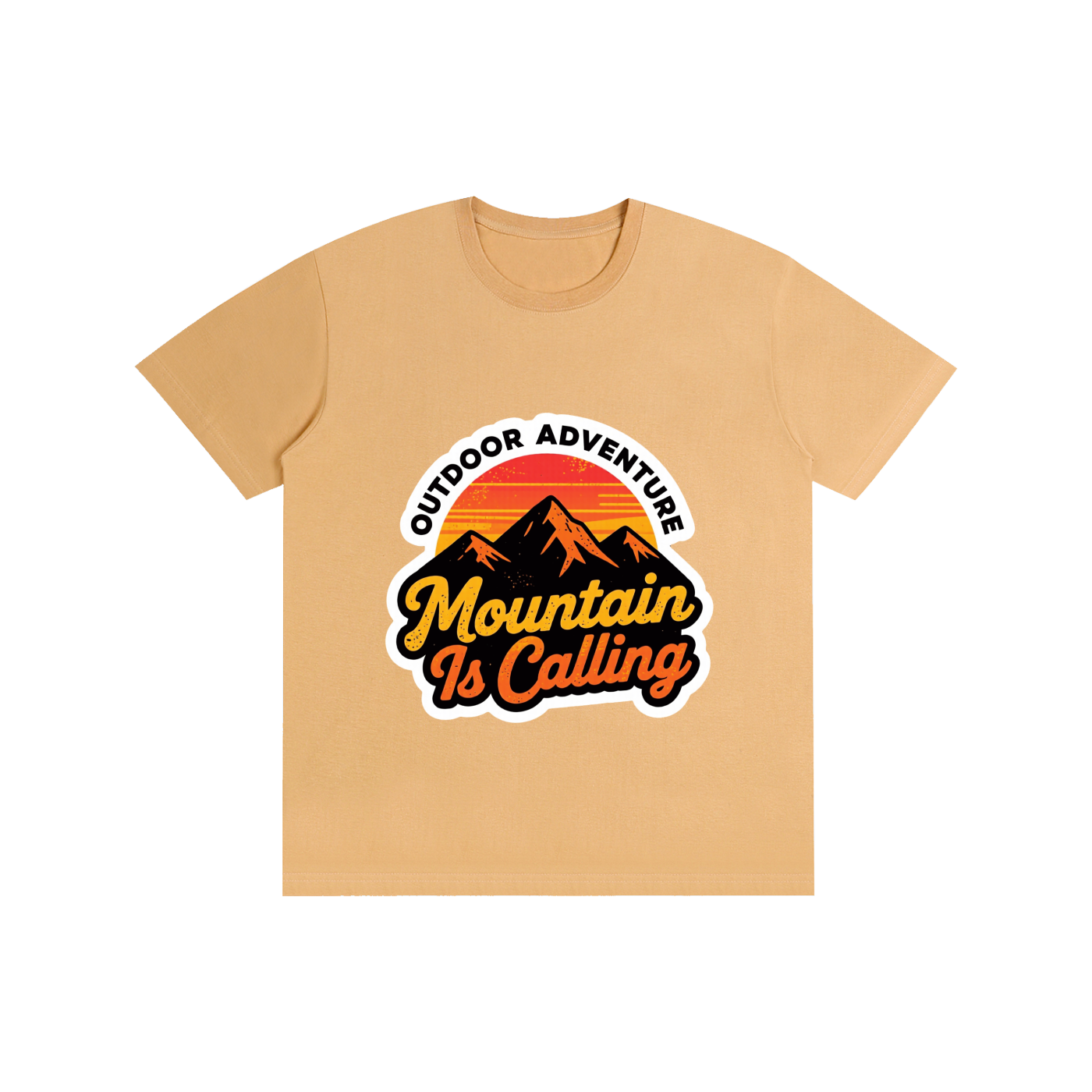 Mountain is coming Cotton Unisex T-Shirt
