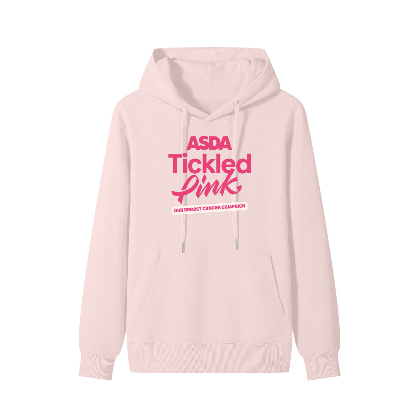Tickled Pink  Cotton Hoodie
