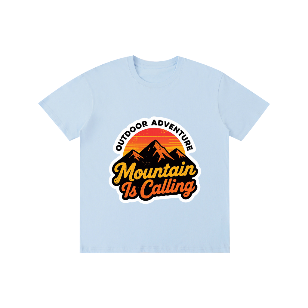 Mountain is coming Cotton Unisex T-Shirt