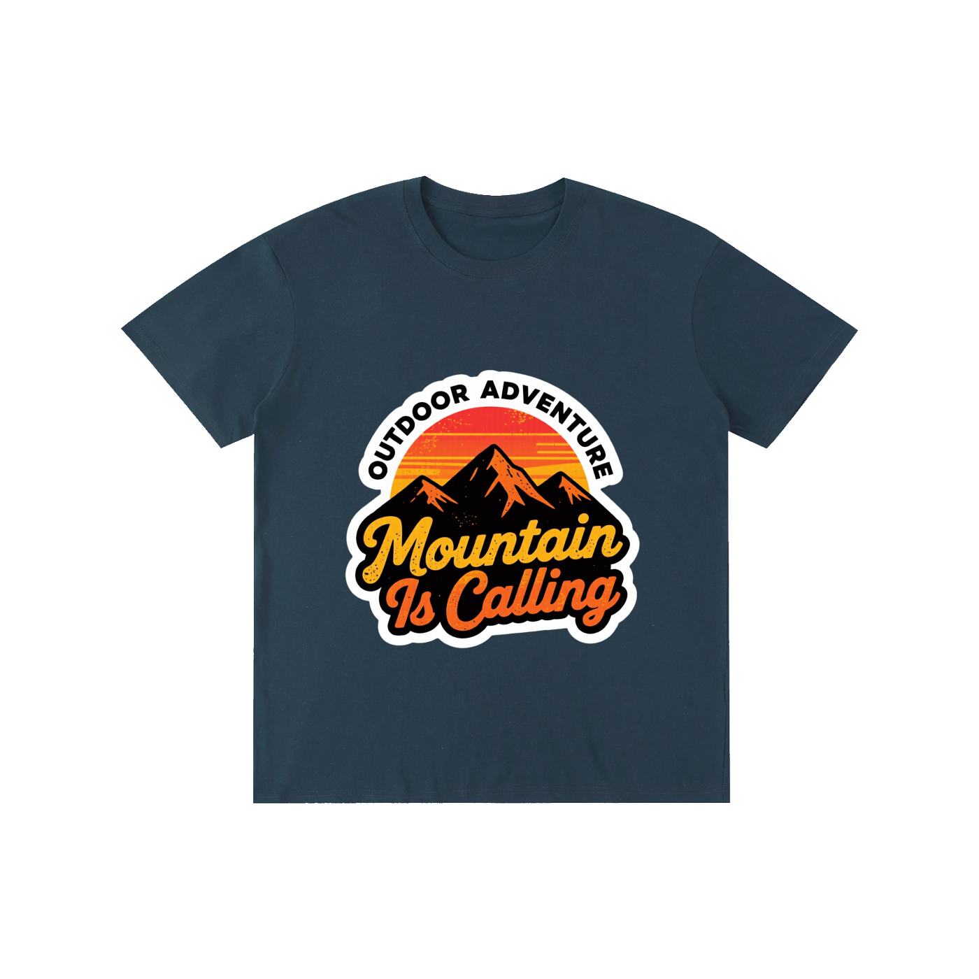 Mountain is coming Cotton Unisex T-Shirt
