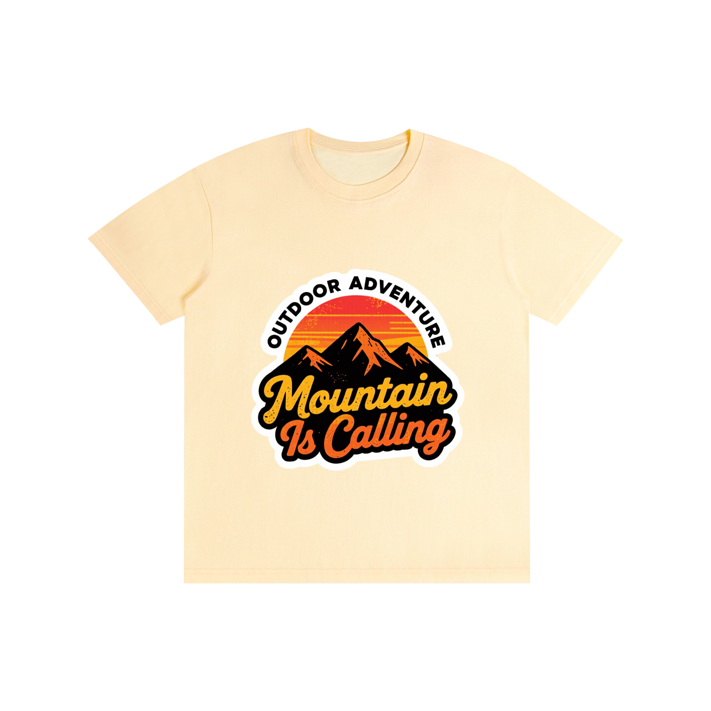 Mountain is coming Cotton Unisex T-Shirt