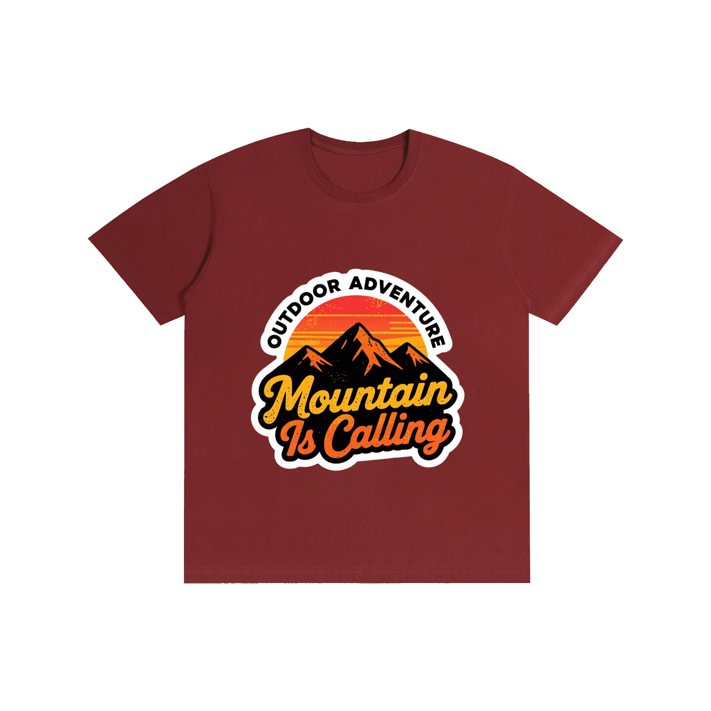 Mountain is coming Cotton Unisex T-Shirt