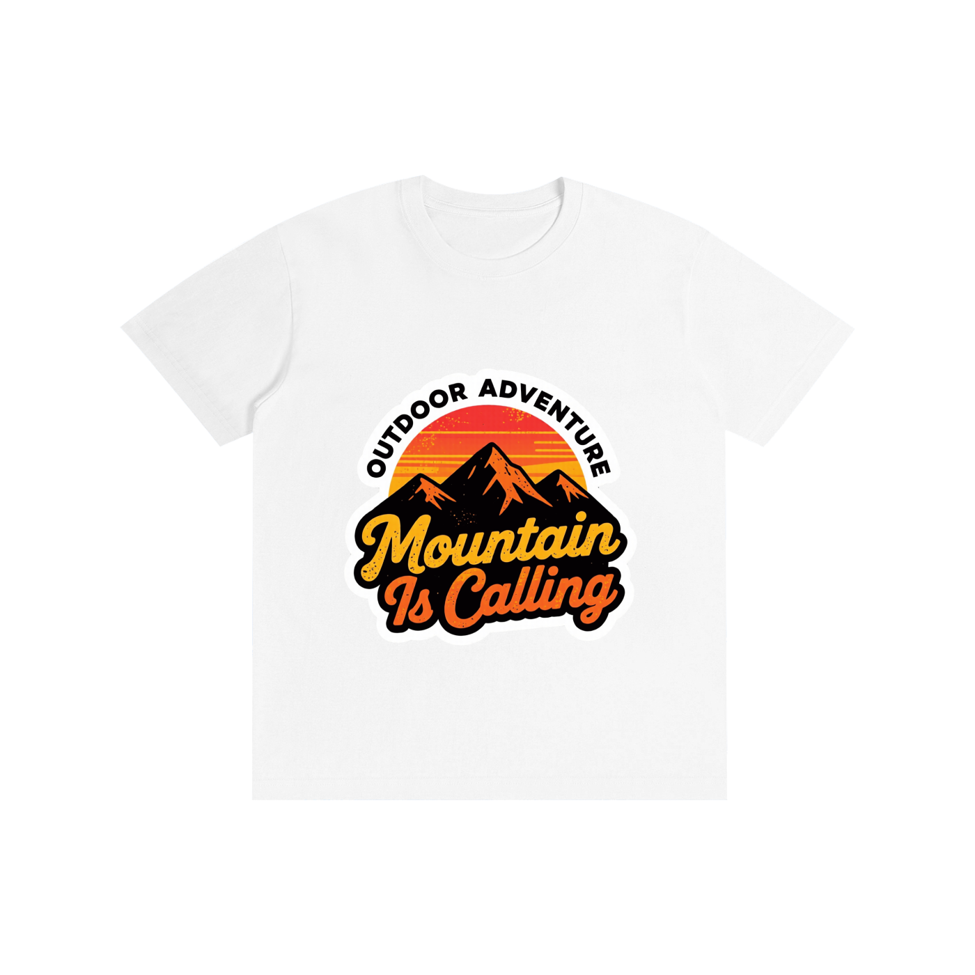 Mountain is coming Cotton Unisex T-Shirt