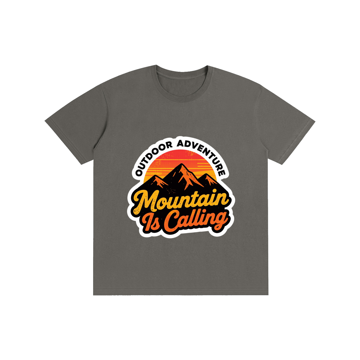 Mountain is coming Cotton Unisex T-Shirt