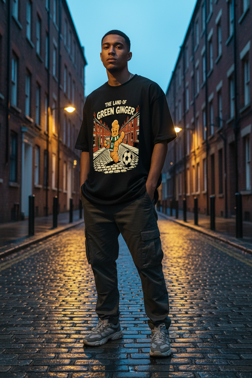 Green Ginger Cotton T-Shirt