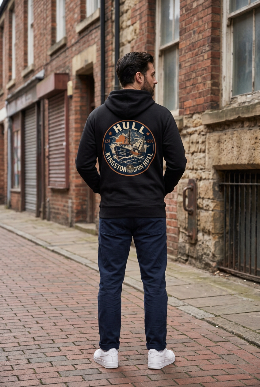 Hull Trawler hoodie mockup