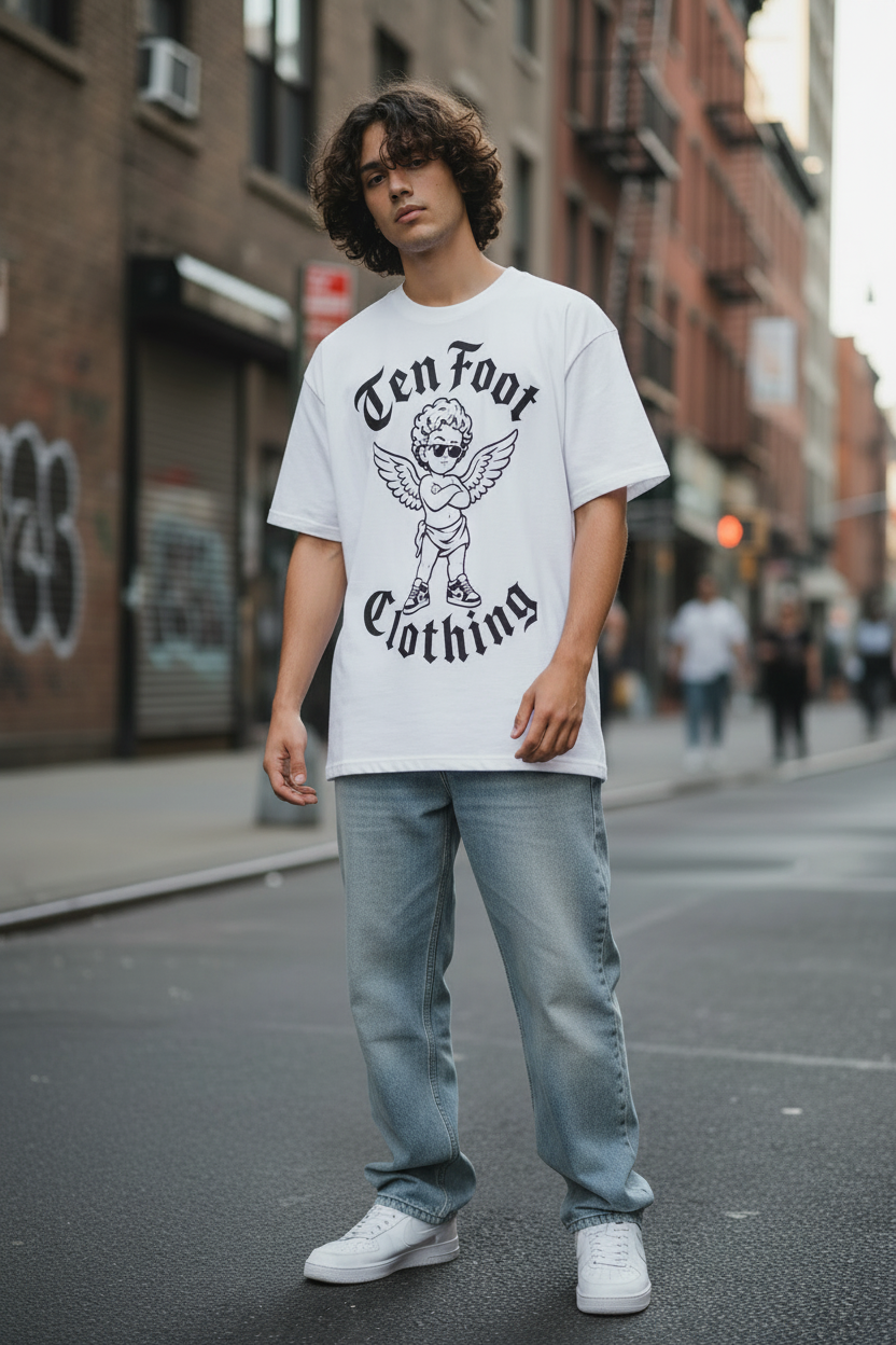 Ten Foot Cherub T-Shirt - Arms Down