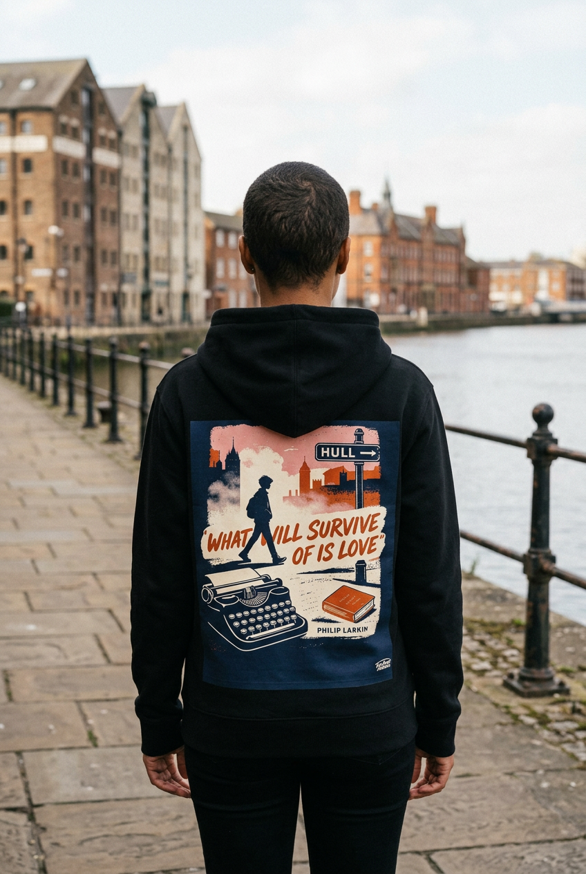 What Will hoodie rear-view lifestyle mockup